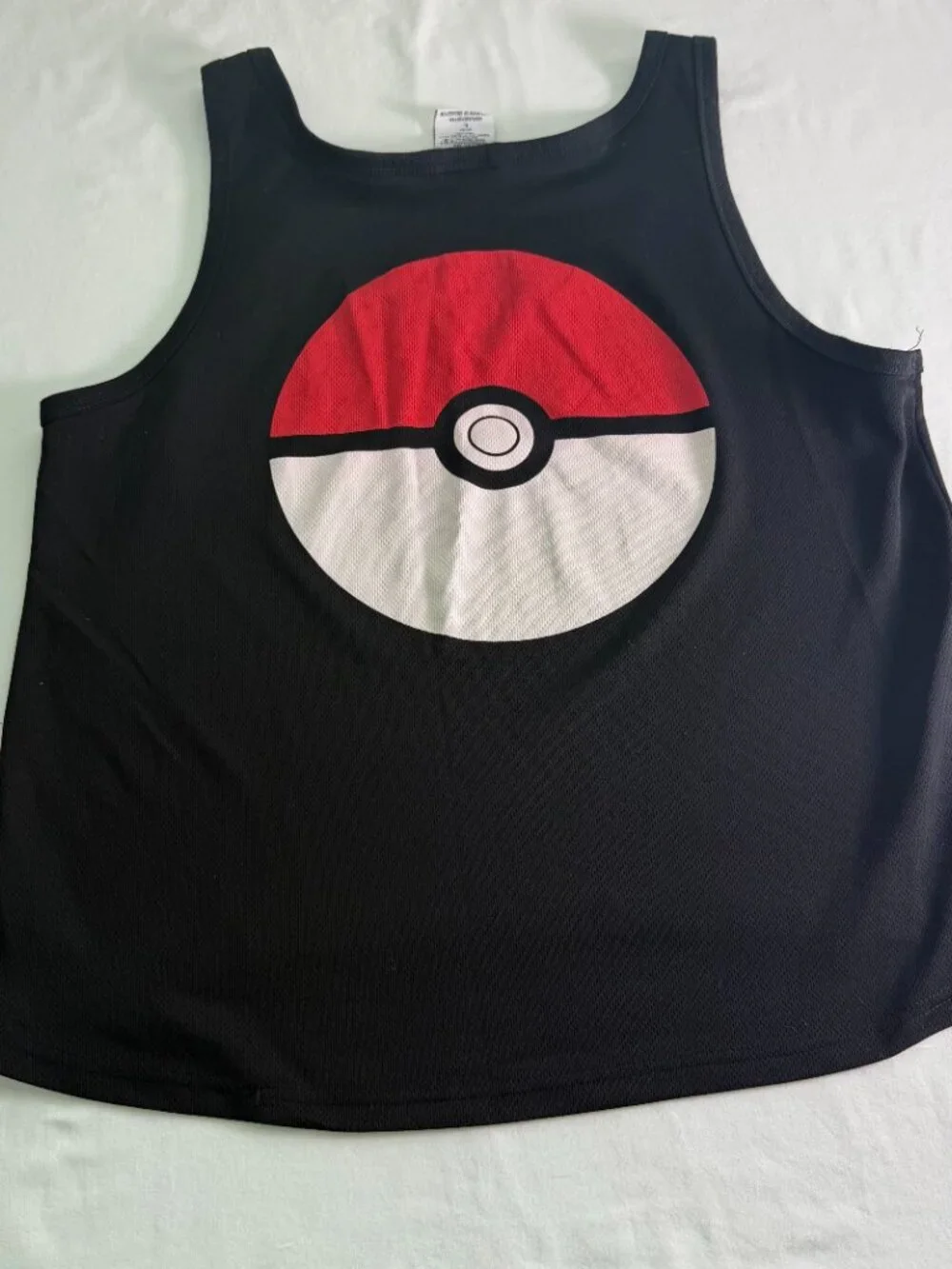Pokémon Tank Top Black Graphic Pikachu Charmander Squirtle Bulbasaur Size L - Picture 4 of 6